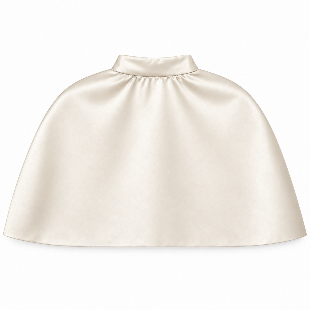 LUC Ivory Crop Ceket