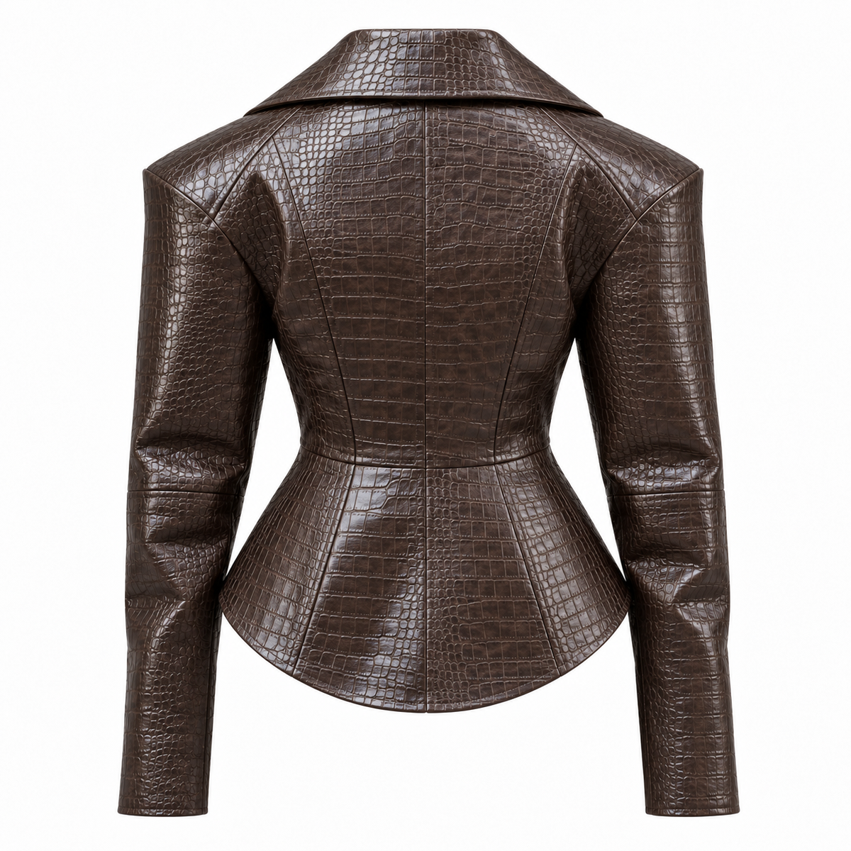 Sienna Croc Ceket (Ön Sipariş)