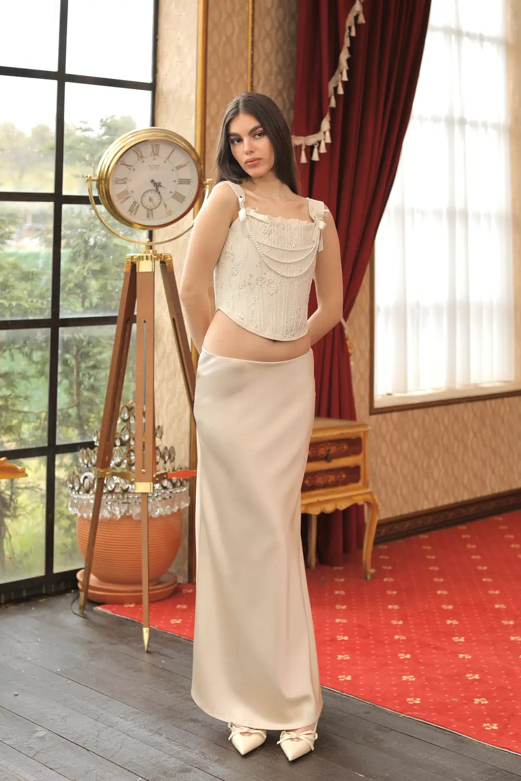 Perle Saten Etek